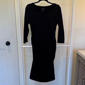 Isabel Maternity by Ingrid & Isabel Black Long Sleeve Dress